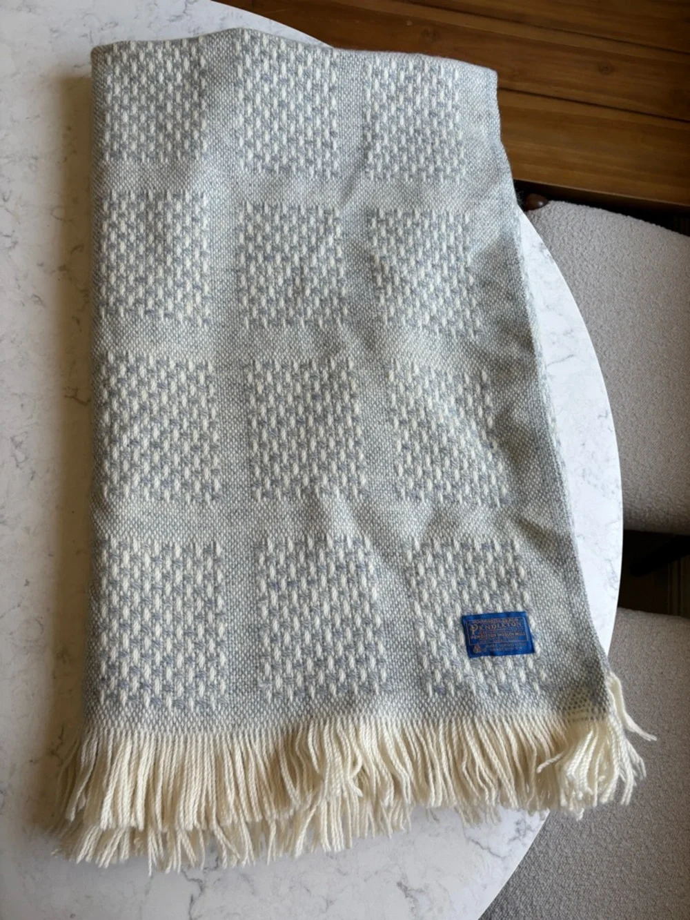 Vintage Pendleton Pure Virgin Wool Throw Blanket - Picture 2 of 11